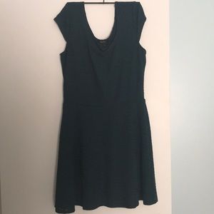 Teal patterned dress!